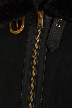 Versace Sheepskin coat with pockets