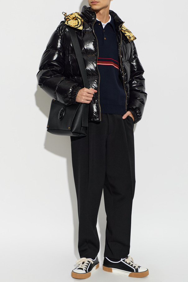 Versace Hooded down jacket