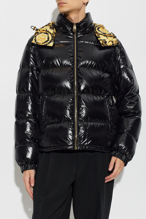 Versace Hooded down jacket