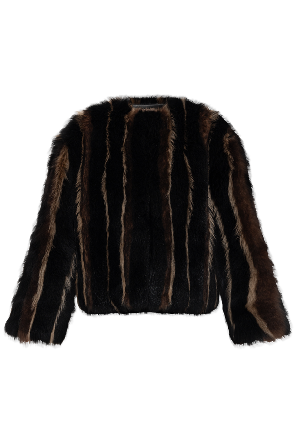 Short fur coat od Versace