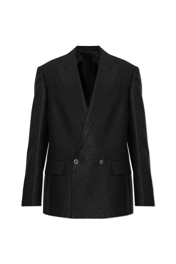 Lurex-knit blazer od Versace