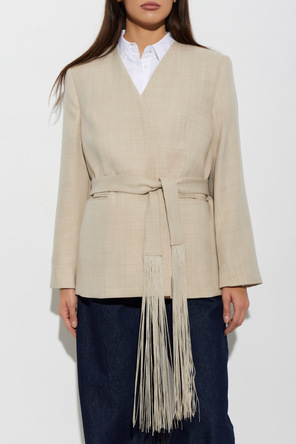 By Malene Birger Wool jacket ‘Emma’ with a belt