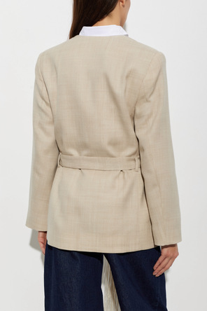 By Malene Birger Wool jacket ‘Emma’ with a belt