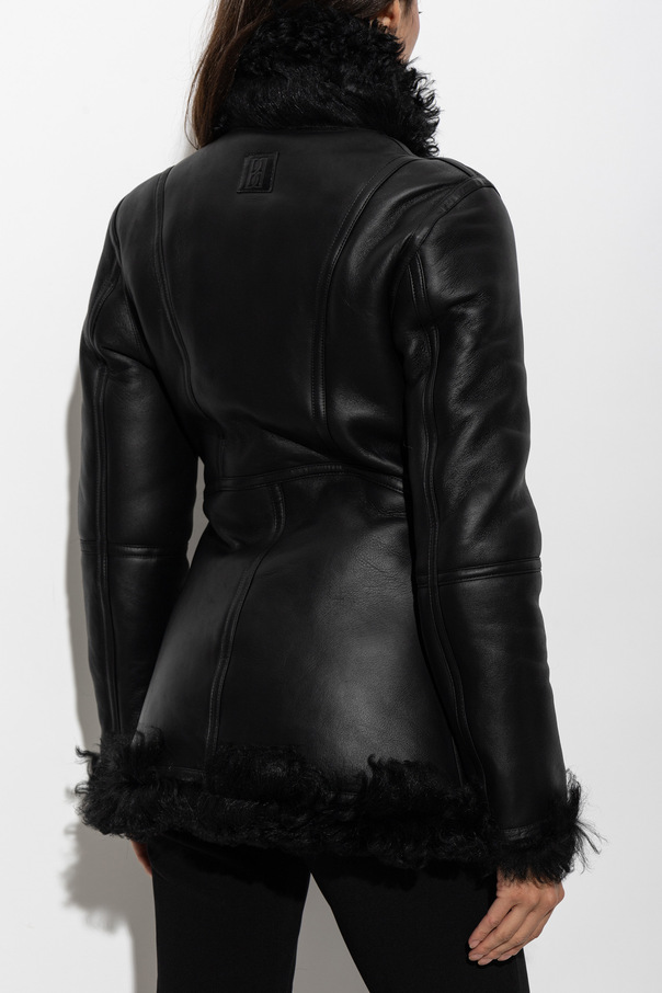 By Malene Birger Haină de blană reversibilă „Adeline”