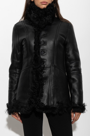 By Malene Birger Haină de blană reversibilă „Adeline”