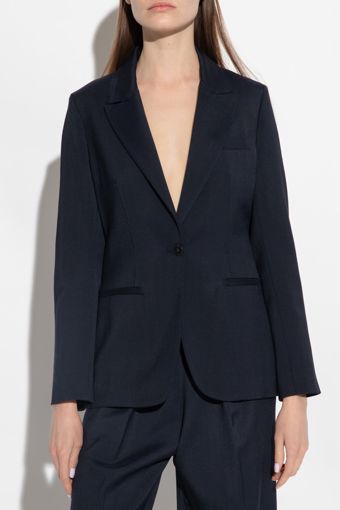 Navy Single Breasted Blazer