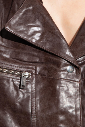 Gestuz ‘Ibbiegz’ leather jacket