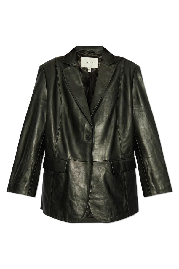 Gestuz Leather blazer Blakelygz