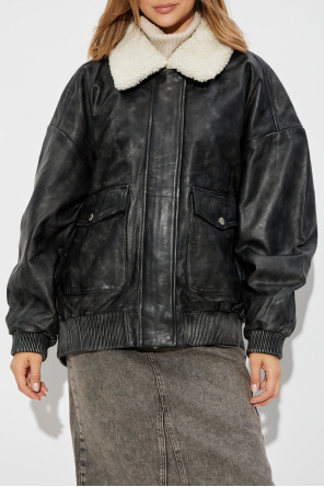 Gestuz Leather jacket Almanagz