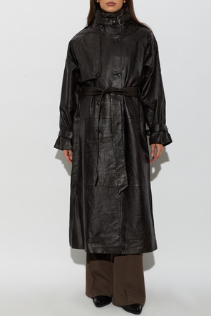 Gestuz ‘Gzcroline’ leather coat