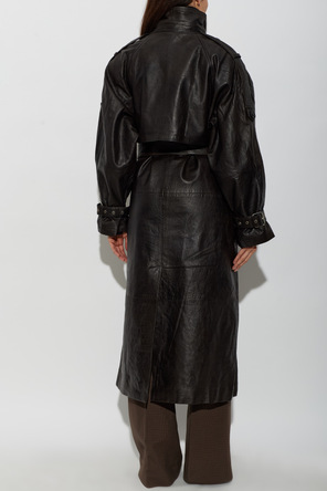 Gestuz ‘Gzcroline’ leather coat