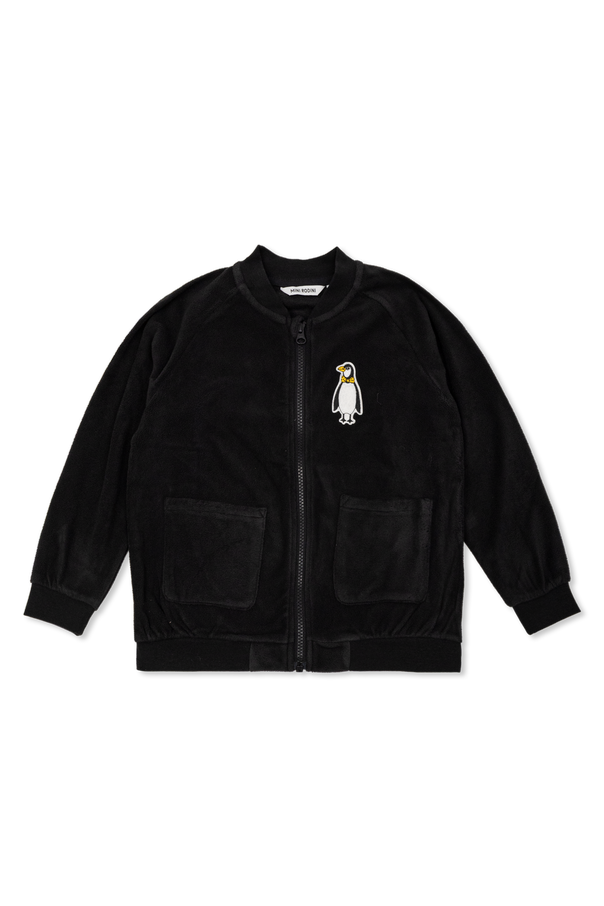 Fleece sweatshirt with patch od Mini Rodini