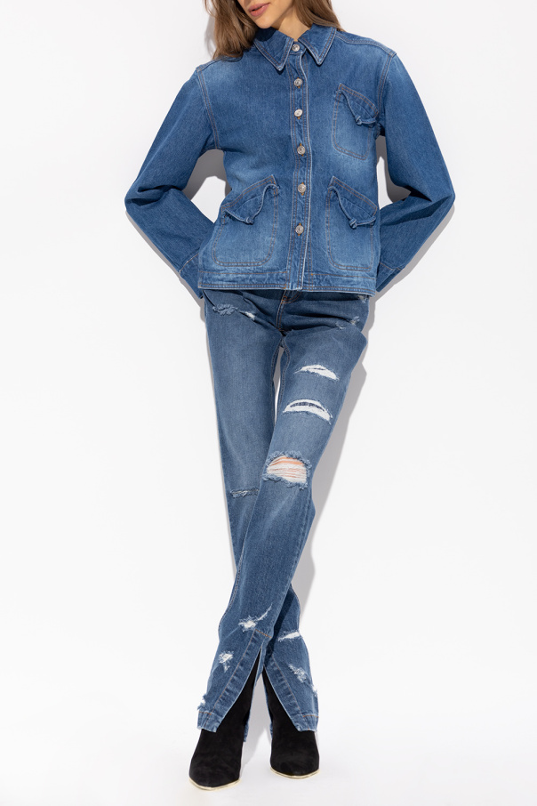 Victoria Beckham Kurtka jeansowa