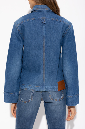 Victoria Beckham Denim hoodie jacket