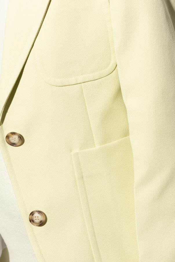 IetpShops Morocco - Yellow Blazer with pockets Victoria Beckham