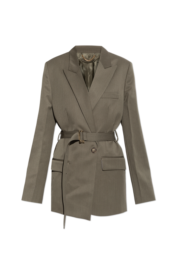 Oversize blazer with a belt od Victoria Beckham