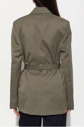 Victoria Beckham Oversize blazer with a belt