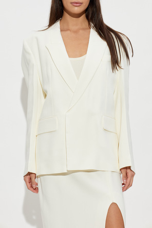 Victoria Beckham Double-breasted blazer with double back vent