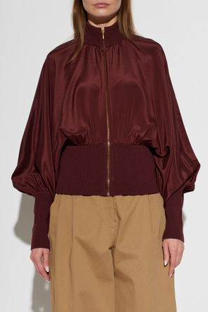 Zimmermann Loose-fit silk jacket