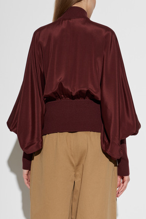 Zimmermann Loose-fit silk jacket