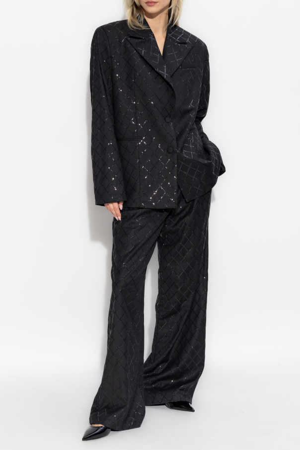 ROTATE Blazer with shimmering sequins