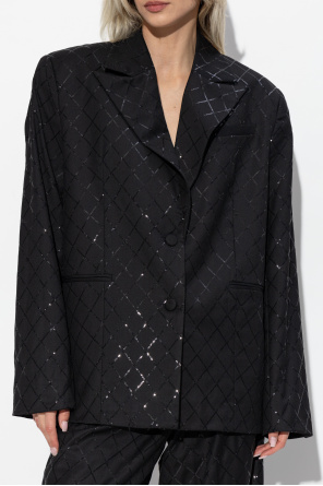 ROTATE Blazer with shimmering sequins