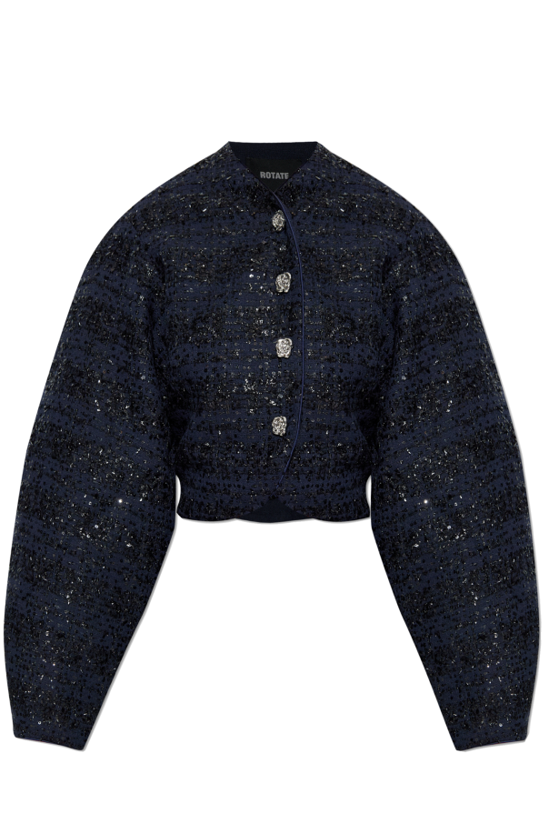 Jacket with sequin trim od ROTATE