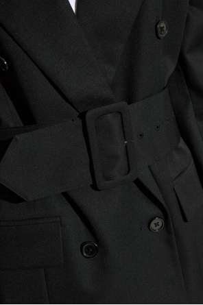 ROTATE Americana cruzada con solapas cerradas