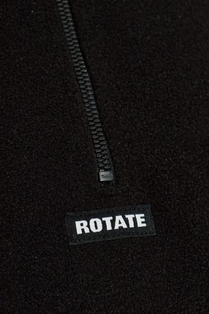 ROTATE Forro polar de corte holgado con cuello alto