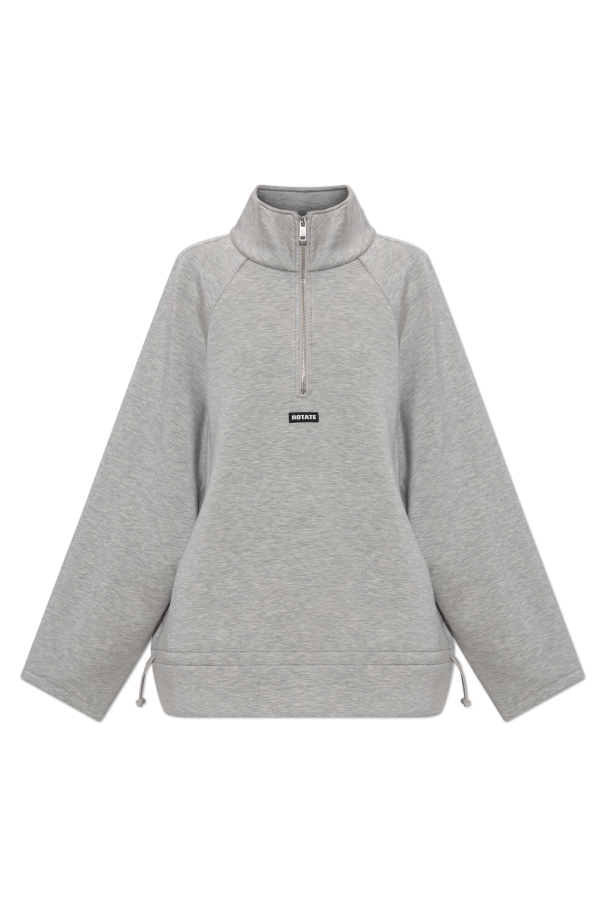 Sweatshirt with logo patch od ROTATE