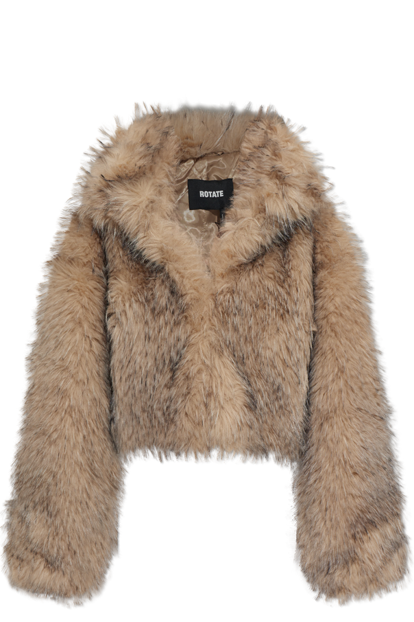 Short faux fur coat od ROTATE