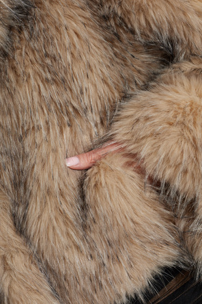 ROTATE Short faux fur coat