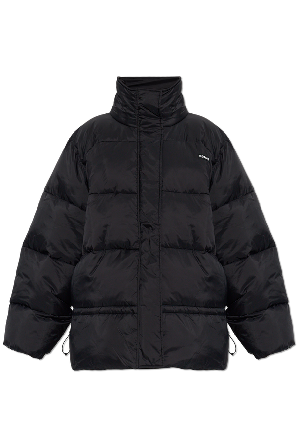 Insulated jacket with a stand-up collar od ROTATE