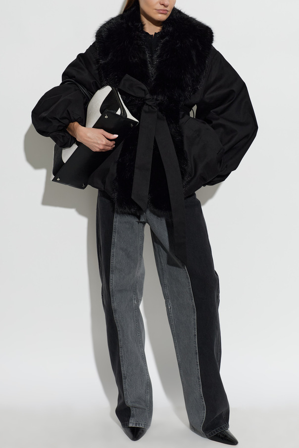 ROTATE Chaqueta con pelo sintético