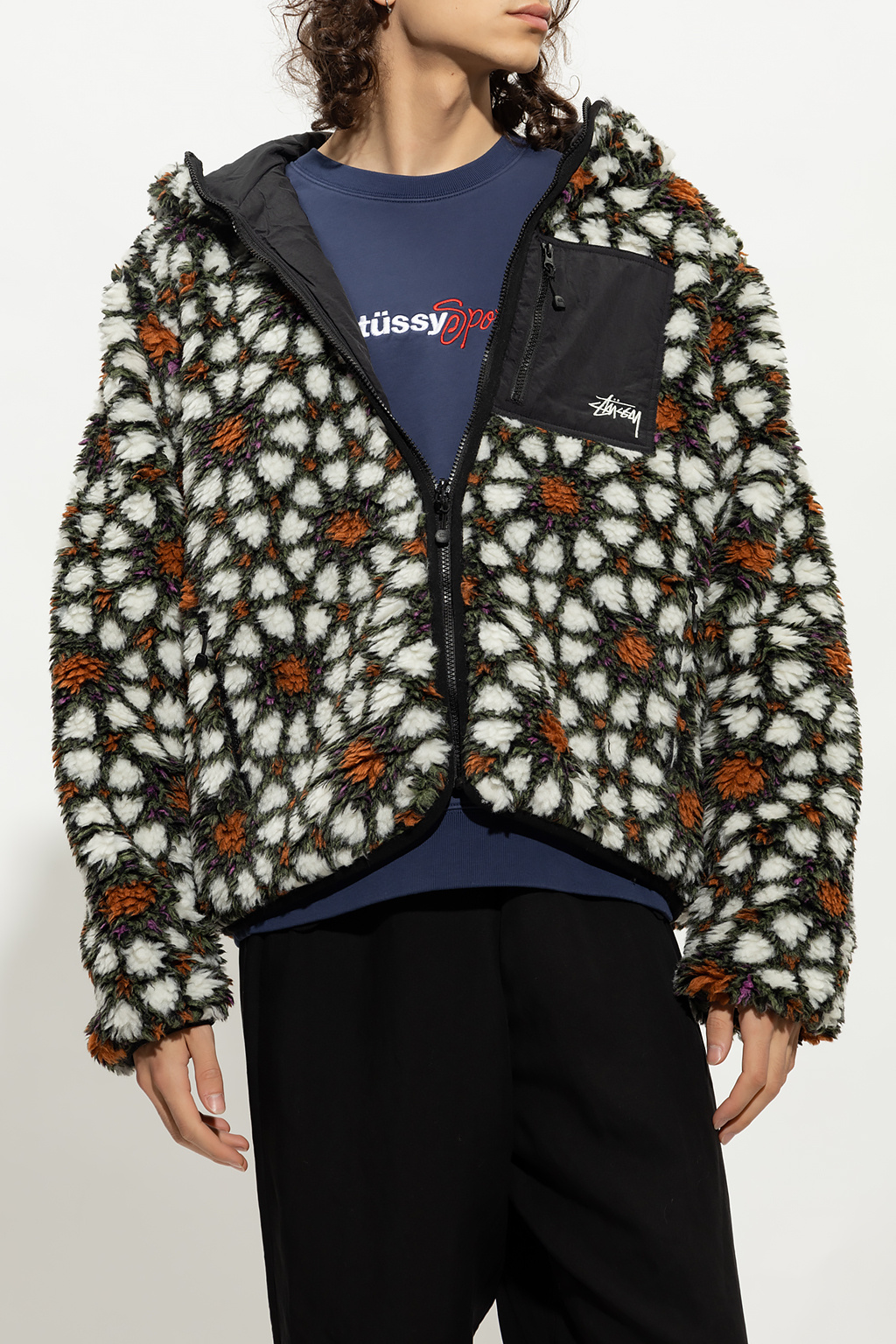 Stussy blazer with peaked lapels msgm jacket