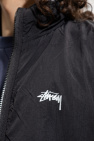 Stussy WHITE Jacket with logo