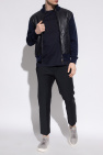 FERRAGAMO NAVY BLUE Cardigan with logo