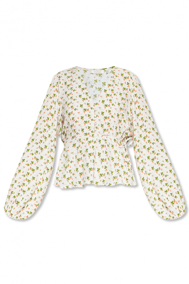 A nod to classic sportswear styles ‘Cecilia’ patterned top
