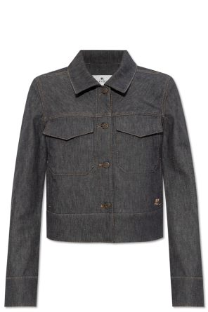 Chaqueta vaquera con logo bordado