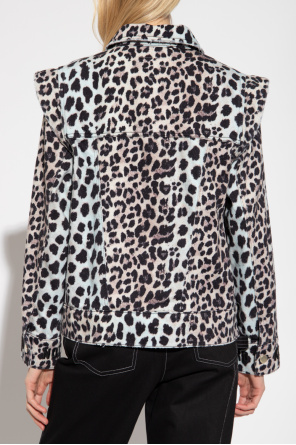 midi cotton shirt dress ‘Venice’ jacket with animal motif