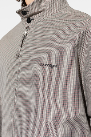 Courrèges Jacket with a houndstooth pattern