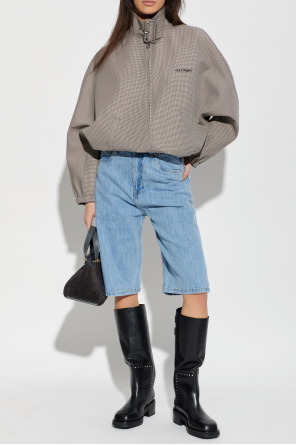 Jacket with houndstooth pattern od Courrèges