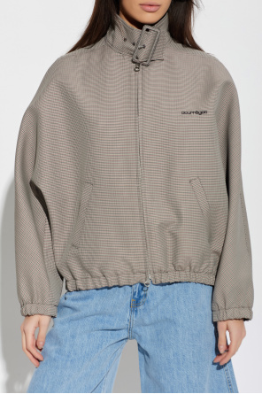 Courrèges Jacket with houndstooth pattern