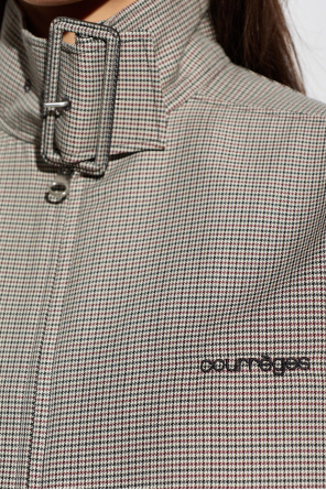 Courrèges Jacket with houndstooth pattern