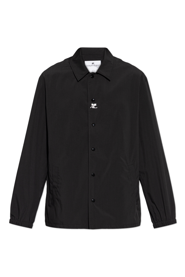 Lightweight jacket with printed logo od Courrèges