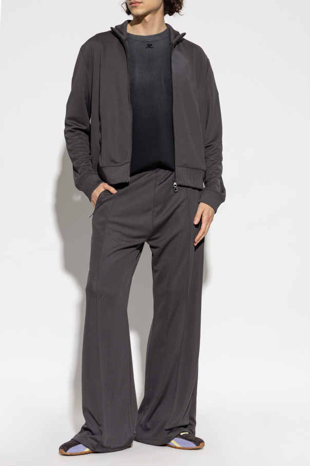 Courrèges Sweatshirt with a stand-up collar