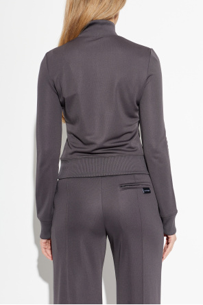 Courrèges Sweatshirt with a stand-up collar
