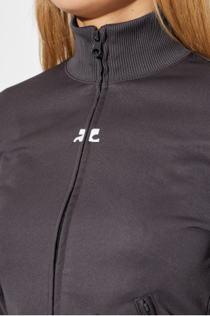 Courrèges Sweatshirt with a stand-up collar