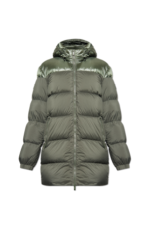 Down jacket with hood