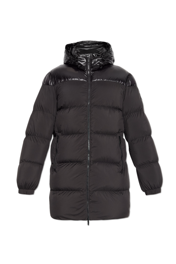 Down jacket with hood od add